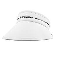 PGM 1 PCS WomenS Golf Hat Sunscreen Sunshade Headless Large Brim UV Resistant Sun Cap ,White