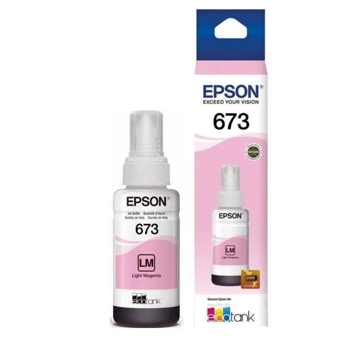 Epson T6736 Light Magenta Genuine Ink Bottle | Lazada PH