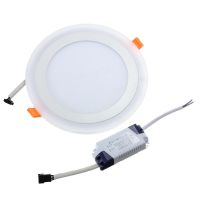 1pcs LED Downlight Round 6W - 24W 3 Model LED Lamp Double Color Panel Light RGB &amp; white Ceiling Recessed with Remote Control