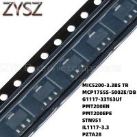 100PCS SOT223 MIC5200-3.3BS TR MCP1755S-5002E/DB G1117-33T63Uf PMT200EN PMT200EPE STN951 IL1117-3.3 PZTA28 Electronic components