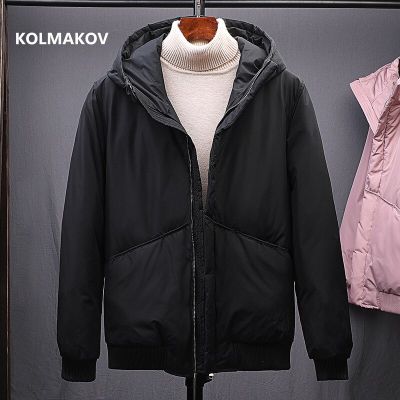 ZZOOI 2022 new arrival winter down coat Keep warm Hooded white duck down jackets men mens high quality Male down Jacket size M-4XL