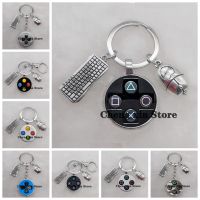 【CW】✐☎  brand controller photos Keychain weird boyfriend gift glass convex round dome keychain quality keychain.