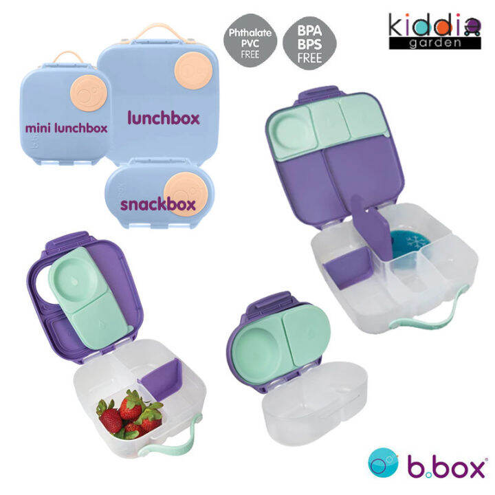 B.Box Whole Foods Bento Lunchbox 2 Litre /Mini Lunch Box 1 Litre ...