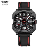 UNUORS Automatic Mechanical Watch Men Fashion Casual Big Square Dial Mens Wrist Watch 2021 NEW Clock for Gifts montre homme