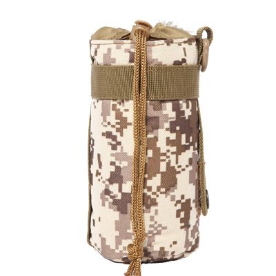 ขวดน้ำ Molle กระเป๋ากาต้มน้ำแบบพกพากระเป๋าแคมป์ล่าสัตว์กลางแจ้งสำหรับสายรัดกระเป๋าเดินทาง