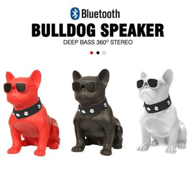 Bluetooth Wireless Speaker Full Body Bulldog Gift Explosion Card FM M10 Cartoon Doll Wireless Desktop Speaker