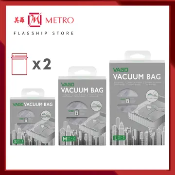 Travel vacuum storage bag two-in-large (L) *requires use with VAGO