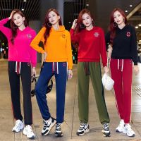 ■✗◇ Tingzimei Square Dance Clothing New Suit Autumn And Winter Hooded Casual Sports Dance Team Performance Clothing Adult Female