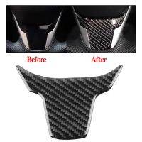 For Honda Civic 2016 2017 2018 2019 Decoration Accessories Cover Trim Stickers Car Steering Wheel Cover Carbon Fiber Interior Cleaning Tools