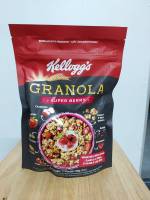 Keellayys Granola Super Berry??? เคลล็อกส์ ซุปเปอร์ เบอร์รี่ กราโนล่า อาหารเช้าซีเรียล 220g.