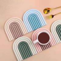 【CW】 Detachable Silicone insulation Tableware Placement Stackable Cup Coasters Accessories