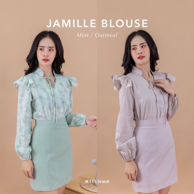 JAMILLE blouse เสื้อเบลาส์แขนยาว (mlitbrand)