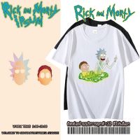 เสื้อยืด Summer Rick and Morty เสื้อ เสื้อยืดสีขาวผู้ชาย เนื้อผ้าดีมากใส่สบายค่ะ เสื้อยืดสไตล์เกาหลี  F5VO