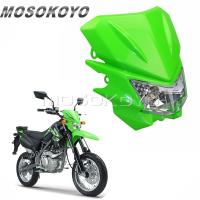 ไฟหน้ารถวิบากวิบากสีเขียวออฟโรด,สำหรับ Kawasaki KLX 150 KX 65 85 125 250 500 250F 450F