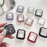 เคส สำหรับ watch 7/6/5/4/3/2/1/SEเคส Watch สายนาฬิกา PC+Glass case smart watch case watch
