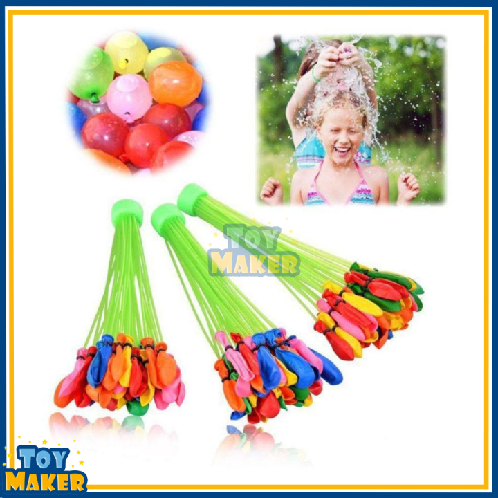 Fill and Tie 37 Water Balloons in 60 Seconds Self Sealing Water