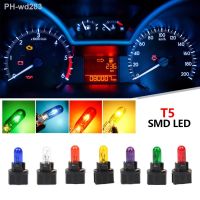 10Pcs T5 12v 1.2W SMD LED Car Automobiles Light-emitting Diode Instrument Gauge Dashboard Light Bulbs Interior Indicator Lamp