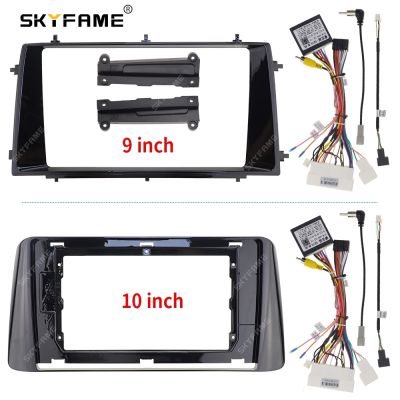 SKYFAME Car Radio Frame Fascias Cable Navigation Panel For KIA KX3 2020-2021 Android Screen Dask Kit Fascia Frame