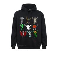 Halloween Jubilation Dancing Monsters Graphic Hoodie Gothic Clothes Hoodies New Design Europe Men Mens Sweatshirts Hoods Size XS-4XL