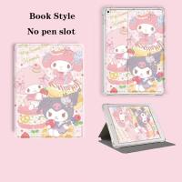 Sanrio Kuromi Mymelody พร้อมช่องเสียบปากกาสำหรับ Ipad Protective 4 11 10.9 6เคส Mini Pro Ipad 2021 Air 10.2