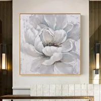 Modern White Flowers Canvas Painting Abstract Posters and Prints Wall Art Pictures for Living Room Home Decoration Cuadros