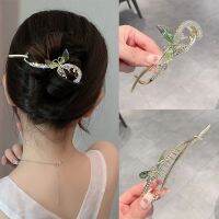 Korean Style Butterfly cicada wing inlaid with diamond twist clip curler hair clip hair ornament light luxury ornament