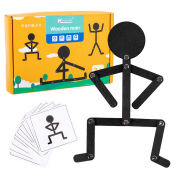 Thể thao người đàn ông bằng gỗ Đồ chơi Montessori que diêm người đàn ông