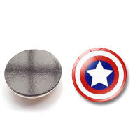 [COD] สติกเกอร์ตู้เย็น Marvel Hero Time Gem Superman ic Glass Whiteboboard Sticker Decoration 25mm Christmas Gift