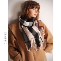 《Miki Xinyuan》 ClassicCashmere WarmWoman ShawlTassel หนาผู้ชาย39; S Unisex คอผ้าพันคอผ้าพันคอ