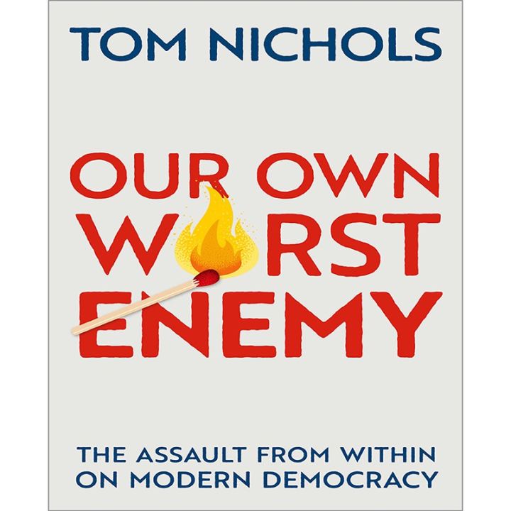 Our Own Worst Enemy by Tom Nichols รองเท้าผ้าใบลําลอง
