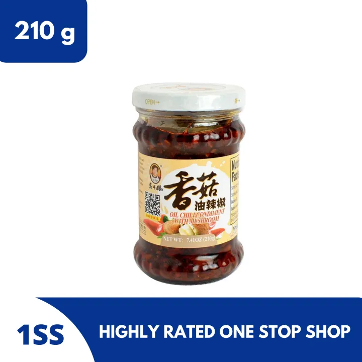 Lao Gan Ma Oil Chili Condiment With Mushroom, 210g | Lazada PH