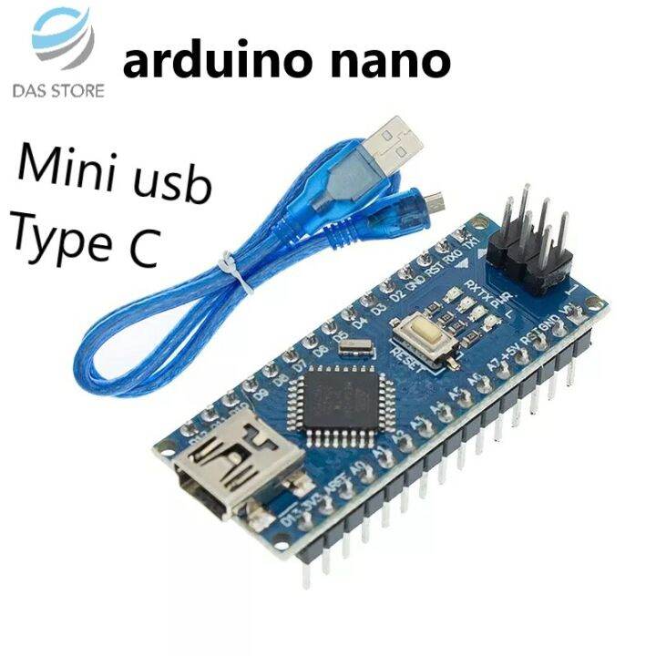 Arduino Nano V3.0 V3 atmega 328p CH340G 5V 16Mhz ic original | Lazada ...