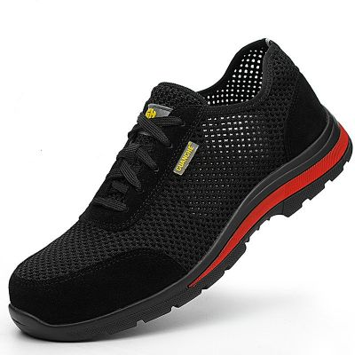 2019 Summer Men Woman Work Shoes Boots Mesh Sneakers Anti-smashing Anti-piercing Outdoor Safety Shoes CS-227