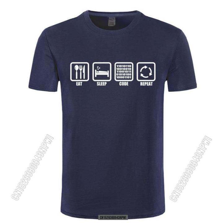 clothing-eat-sleep-code-repeat-gift-for-geek-programmer-hacker-t-shirt-tshirt-men-cotton-stylish-chic-t-shirt-top-camiseta