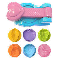 คิดอาร์ท แม่พิมพ์แบบปั๊ม  6+1 ลาย ฟาดฟู๊ด ผลไม้ Kidart molds set pump 6+1 fast food / Fruits