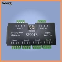 GEORG RGB แอดเดรส เครื่องขยายสัญญาณ SP901E แยกกันเป็น DC12-24V ตัวทำซ้ำแถบแสง ที่มีคุณภาพสูง แถบพิกเซล LED เพิ่มสัญญาณ SPI WS2812B WS2811 WS2813