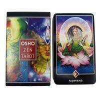 Osho Zen Ta-Rot การ์ดและ PDF คำแนะนำ Divination Deck Entertainment งานปาร์ตี้เกมกระดานสนับสนุน  กับกล่อง