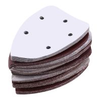 Sanding Pads,80PCS Stick On Sanding Discs Pads Hook and Loop Sanding Triangle-Pads 40 60 80 100 120 150 180 240 320 400 Grits