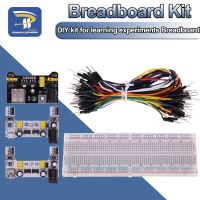 [ลวดอิเล็กทรอนิกส์ร้อน513] ❄ MB-102ที่จริงใจ MB102เบรดบอร์ด830จุดบัดกรี PCB ทดสอบบอร์ดขนมปังพัฒนา Dupont Line DIY สำหรับ Arduino ห้องปฏิบัติการ