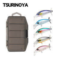 TSURINOYA 40S Sinking Minnow Fishing Lure ชุด5Pcs 40Mm 3.7G SENTRY เหยื่อ Hard ประดิษฐ์เกมตกปลาฤดูหนาว Jerkbait Kit