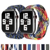 สายไนลอนสไตล์ใหม่สำหรับนาฬิกา Apple 8 7 Band 41Mm 45Mm 49Mm 44Mm 40Mm 42Mm 38Mm กีฬาเดี่ยวห่วงข้อมือยางยืดสร้อยข้อมือ I Watch 3 4 5 6 SE