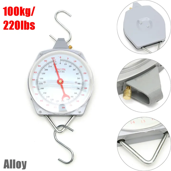 Strong and Durable 100kg Heavy Mechanical Hanging Scale Alloy Body