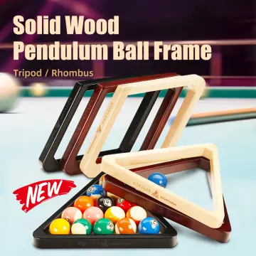 Wooden Billiard Ball Rack Solid Triangle Rack Pool Ball Racks