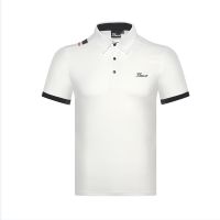 New summer golf clothing golf mens quick-drying pique short-sleeved breathable casual outdoor sports top tide Scotty Cameron1 Titleist Mizuno DESCENNTE FootJoy PEARLY GATES  Le Coq J.LINDEBERG●✸