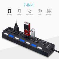 USB Splitter Multi-Port Switch Hub Hub U Disk Card High-Speed Printer Extender Reader E7V8