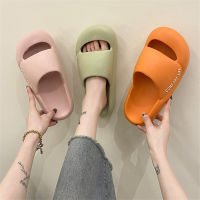 Thick Platform Beach Home Slippers ashion Soft Sole EVA Indoor Slides Woman Sandals  Summer Non-slip Flip Flops