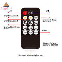 อุปกรณ์ในครัวเรือน6A ไฟ LED หรี่ไร้สาย14คีย์รีโมทคอนโทรลหัว DC รีโมมควบคุมสวิตช์หรี่ขาวดำพร้อมแบตเตอรี่