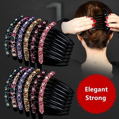 【CW】 2022 New Rhinestones Hair Combs Clip Hairpins Headdress Wedding Accessories Disk Sticks Headwear