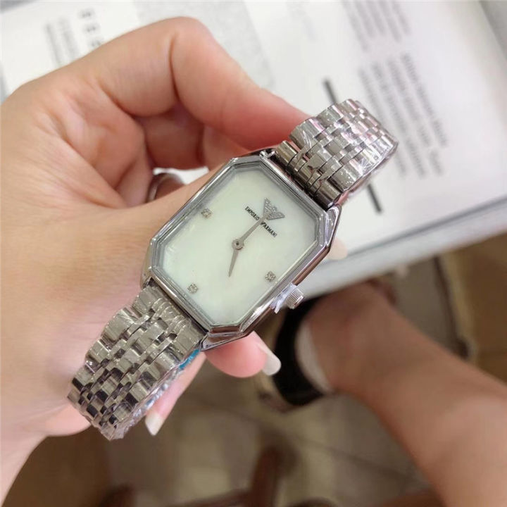 armani-สุภาพสตรีนาฬิกาควอตซ์คลาสสิก2ขาสุภาพสตรีนาฬิกาข้อมือสายสแตนเลส2ขานาฬิกาข้อมือ2022นาฬิกาใหม่