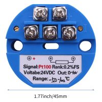 RTD PT100 Temperature Transmitter DC24V Minus 50 ~ 100 degree Output 0-10V